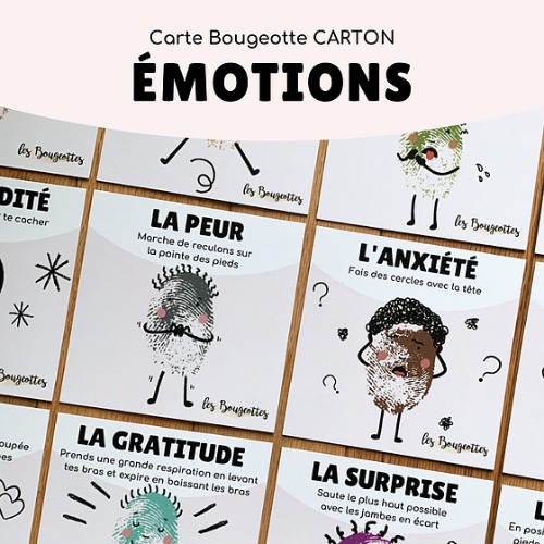 Les Bougeottes - Cartes sur les émotions
