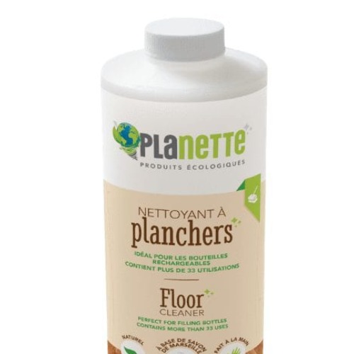 Planette produits écologiques - Nettoyant à plancher (Poche recharge 3 litres)