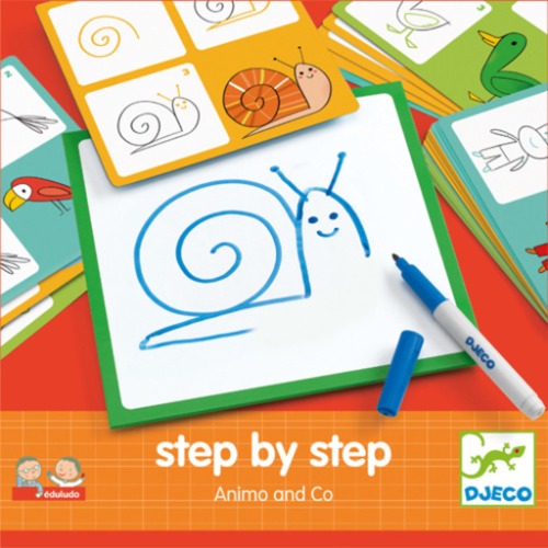 Djeco - Step by step animaux