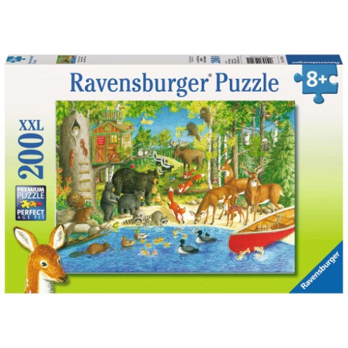 Ravensburger - Puzzle 200 pièces Amis de la forêt