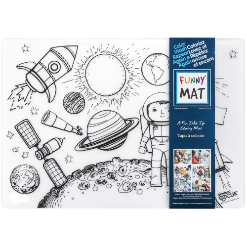 Funny Mat - Napperon à colorier L'espace