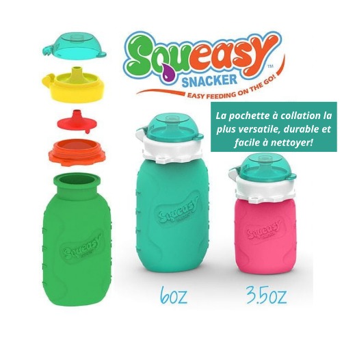 Squeasy Snacker - Pochette en silicone 